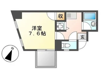 ララハート【6階】の間取り