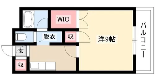 ラブリーハウスⅢ番館【205号室】の間取り