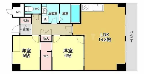 グリーンヒル【2階】の間取り