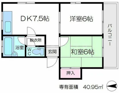 DKハイム【301号室】の間取り