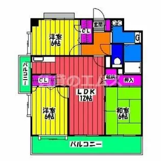グリーンフォレスト【1階】の間取り