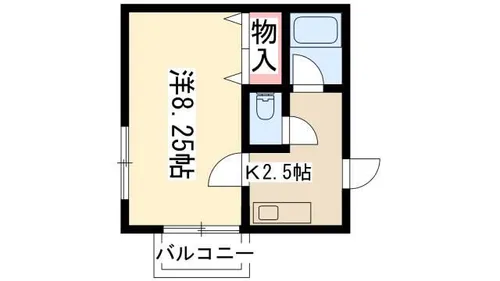 エルム池園【201号室】の間取り