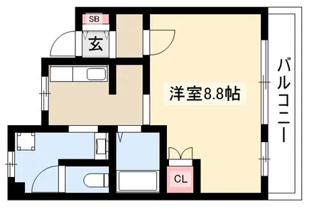 クリビアちくさB棟【3階】の間取り