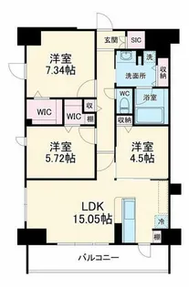 カルム小西V【2階】の間取り