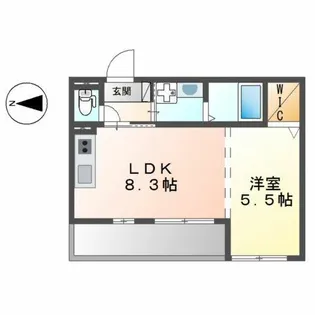 Bonheur【2階】の間取り