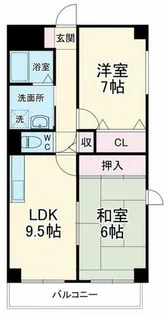 アイコート【2階】の間取り