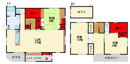 福岡県北九州市八幡西区星ケ丘7丁目【一戸建】の間取り