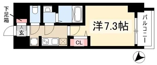 プレサンス新栄リベラ【0608号室】の間取り