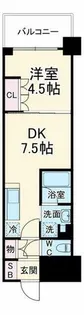ザ・パークハビオ天満橋【2階】の間取り