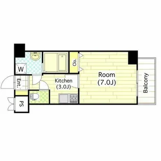 AQUA GALAXY【9階】の間取り