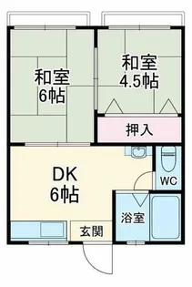 ハイツ若竹【2階】の間取り