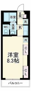 リブリ・ボヌール城南【2階】の間取り