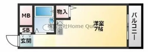 小若江スカイハイツ【1階】の間取り