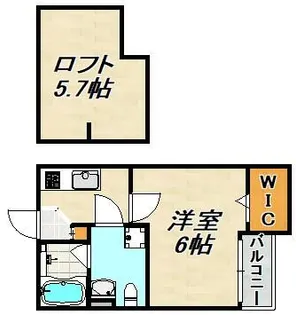 ルネッタ新長田【1階】の間取り