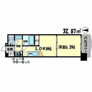 大阪府大阪市北区同心2丁目【マンション】の間取り