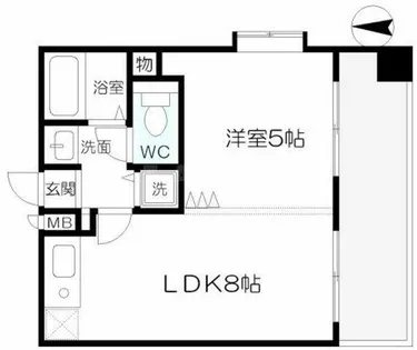 シティライフプレサンス新大阪【10階】の間取り