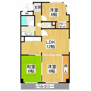 プレアデス【2階】の間取り