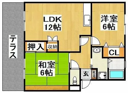 グランシャリオ【2階】の間取り