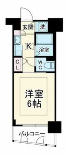 1Kの間取り画像