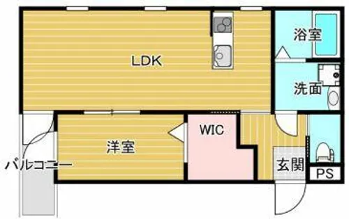 グランメリー池田木部【2階】の間取り