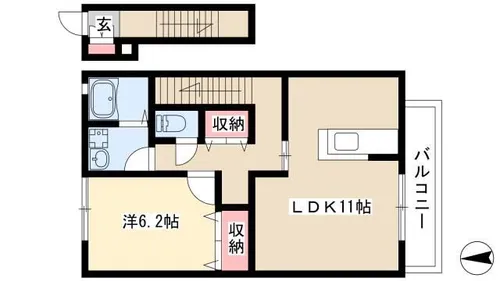 マ・メゾン下之郷【2階】の間取り