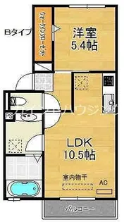 セピアコート住吉大社【2階】の間取り