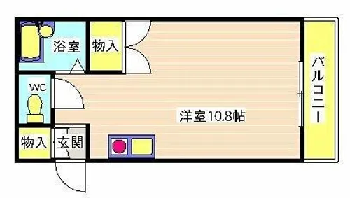 セラーン朝霧【507号室】の間取り