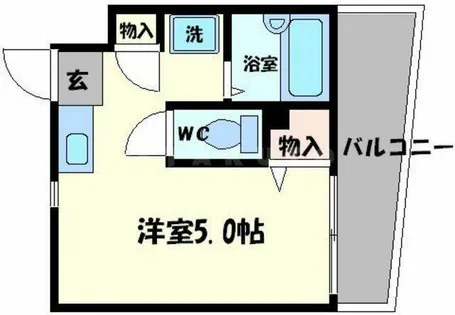 アルビヨン千里丘【2階】の間取り