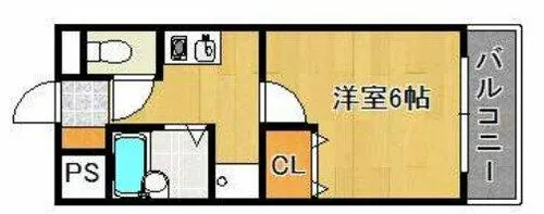 ベルゲンハイツ明石【7階】の間取り