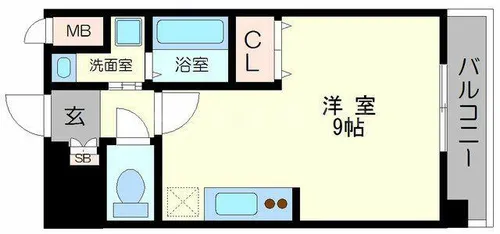 大阪府大阪市淀川区木川東2丁目【マンション】の間取り