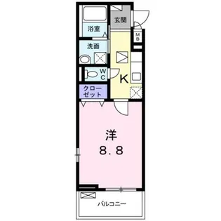 ボヌール アヴニール Ⅲ【1階】の間取り