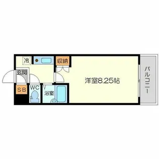 大阪府大阪市東淀川区西淡路2丁目【マンション】の間取り
