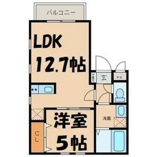 maple【3階】の間取り