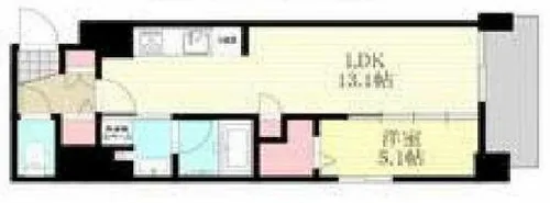 パグーロ東三国【8階】の間取り