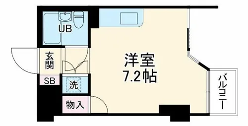 ライオンズマンション南方【5階】の間取り