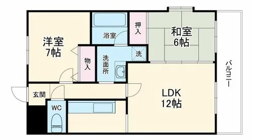 ピュア・フルール【2階】の間取り
