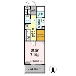 クインシー18【2階】の間取り