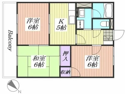 グリーン・フォーレスト【0105号室】の間取り