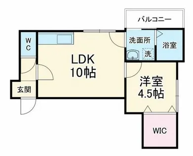 ゴールドスター桜の町【1階】の間取り