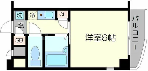 リーガル新大阪【5階】の間取り