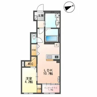 フォレスト離宮彩館【1階】の間取り