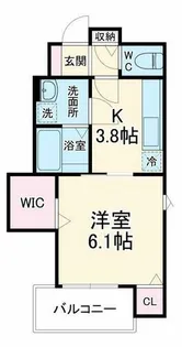 アルバス上野東【3階】の間取り