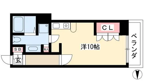 アル・ドゥ・6【7階】の間取り