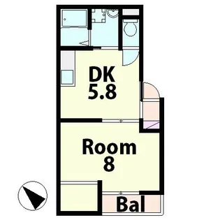 サニーココ【2階】の間取り