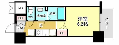 ArtizA新大阪D.C.【11階】の間取り