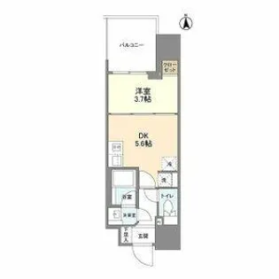 ルフォンプログレ堺筋本町タワーレジデンス【12階】の間取り
