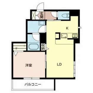 remembrance西新町【3階】の間取り