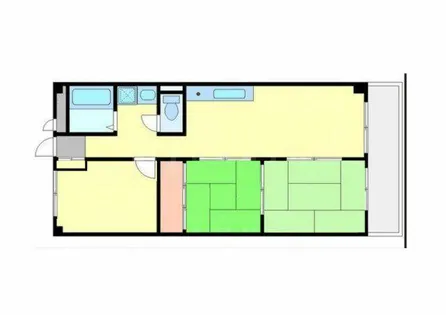 マンション翠【1階】の間取り