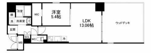 プレジオ鎗屋町【2階】の間取り