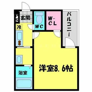 フジパレス鶴見Ⅴ番館【1階】の間取り